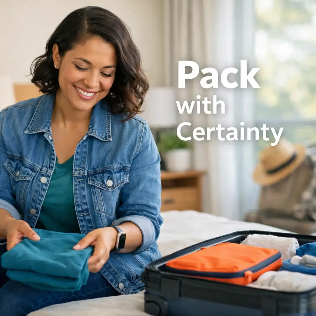 Travel nurse packing for an assignment